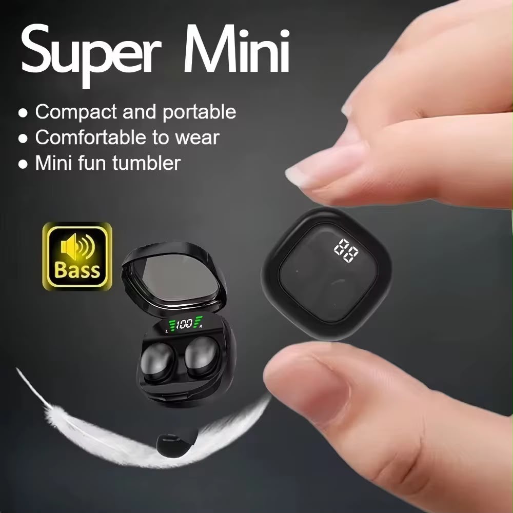 Super Mini Tumbler TWS Wireless Earbuds